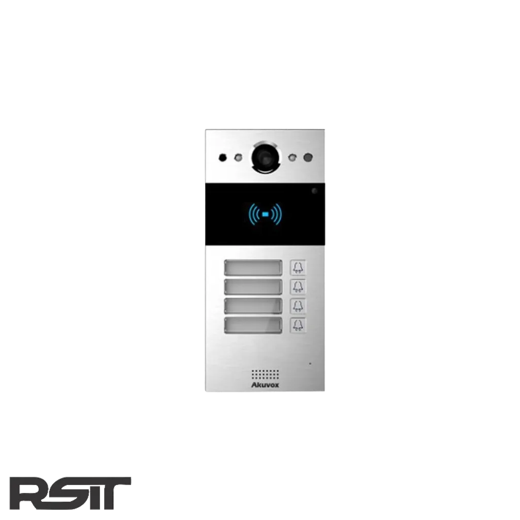 خرید پنل آیفون هوشمند روکار آکووکس 4 دکمه  