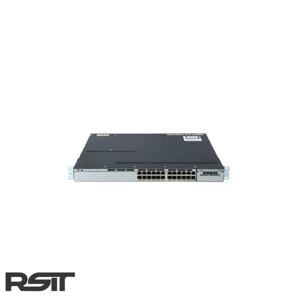 خرید سوئیچ شبکه سیسکو 24 پورت WS-C3750X-24P-S